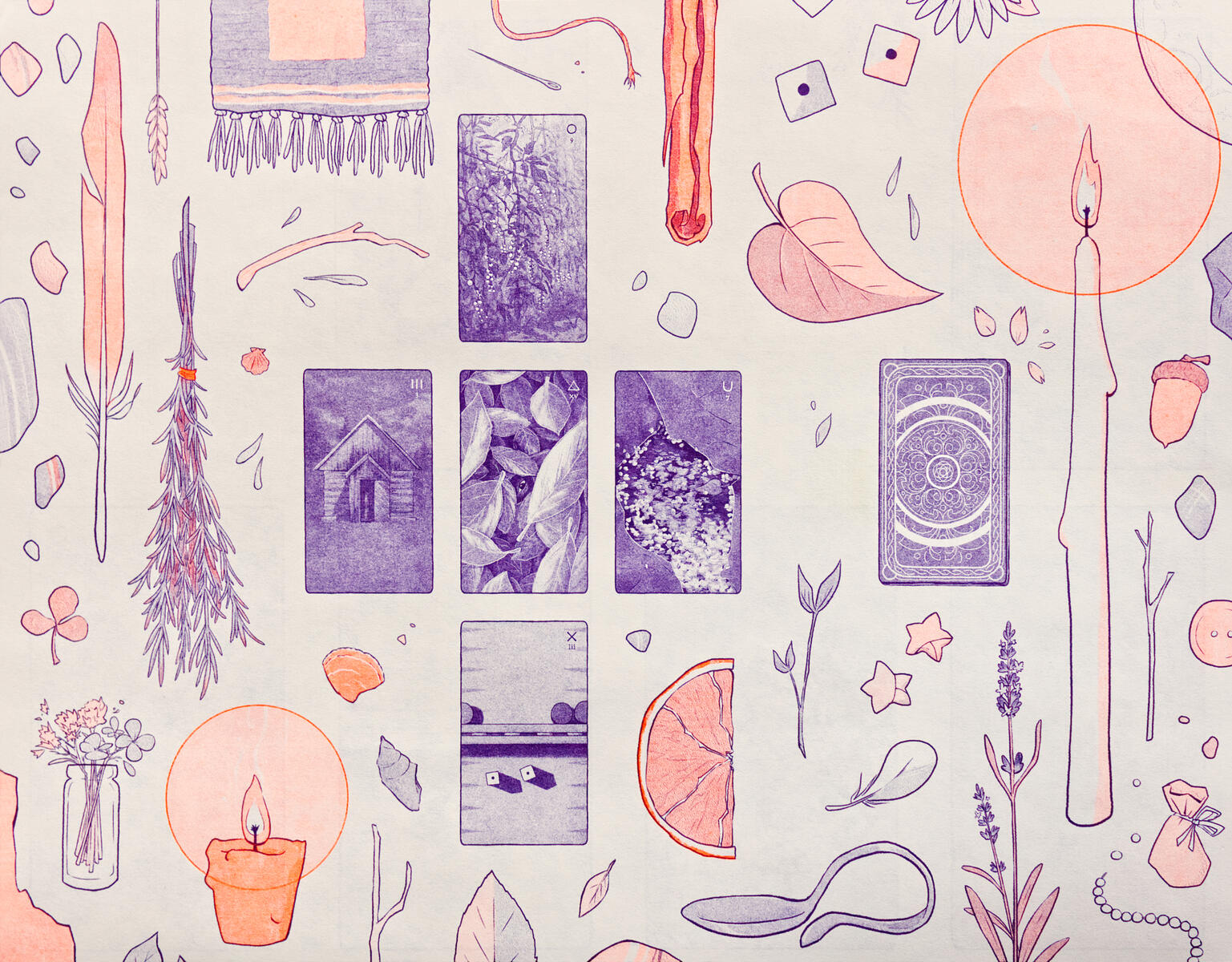 Being Illuminated zine (poster-side)