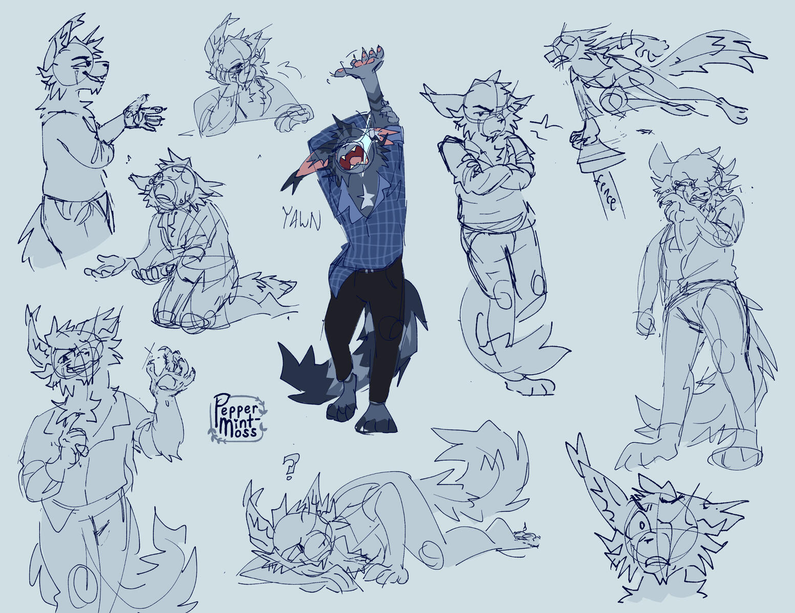 Wicker character concept art