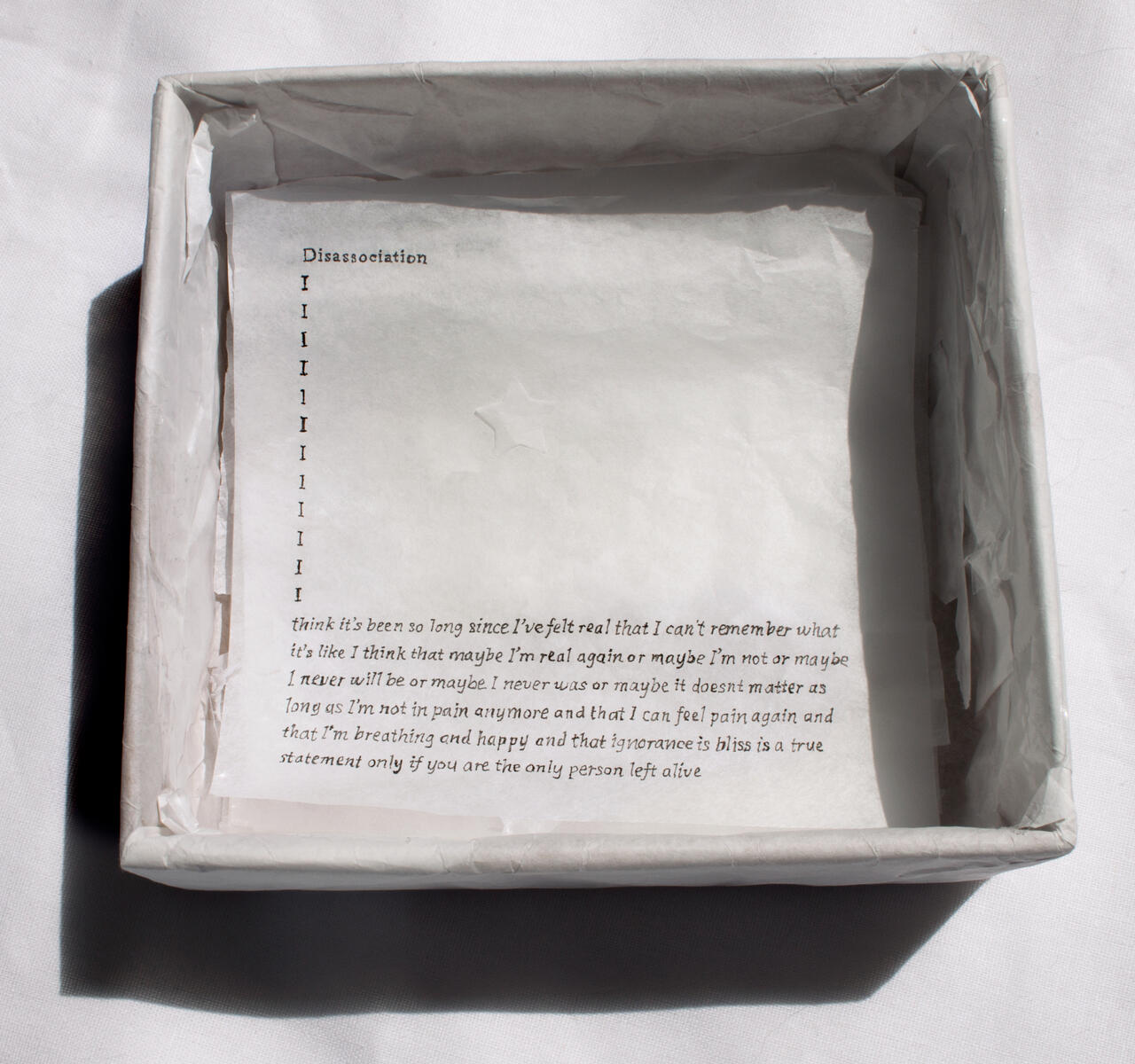 book arts - i sight freeze (2023)