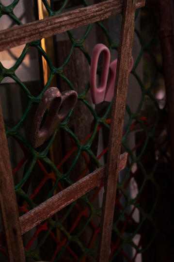 a pair of gardening scissors