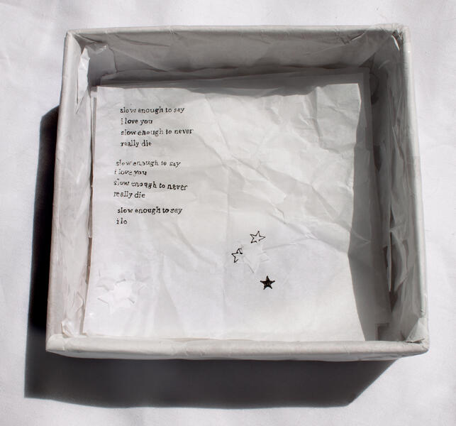 page: slow enough to say i love you