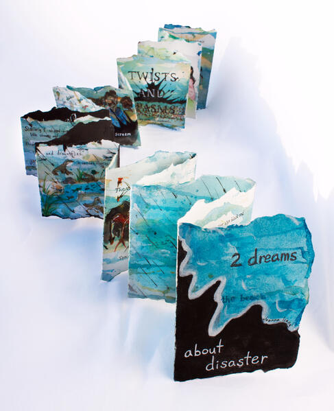 book arts - 2 dreams about disaster (2022)
